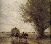 unknow artist The wagon  carry the grass oil painting on canvas